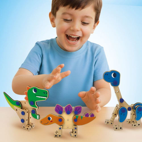 SES Creative Brix Junior Snekkersett Dinosaurer