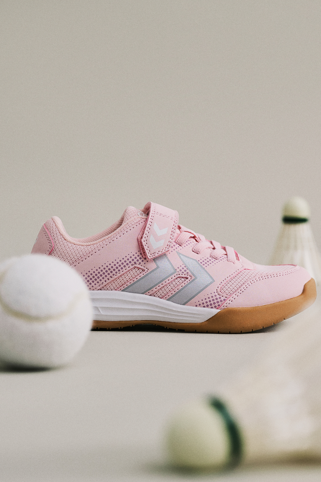 Hummel Multiplay Stable Jr Treningssko, Pink-A-Boo