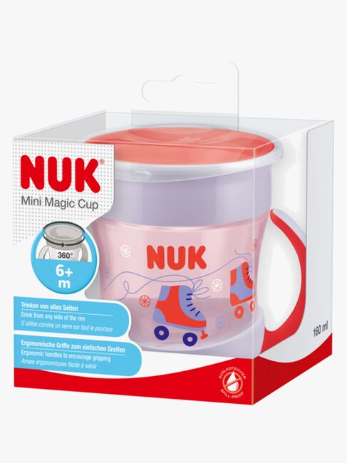 NUK Evolution Mini Magic Kopp, Rødt