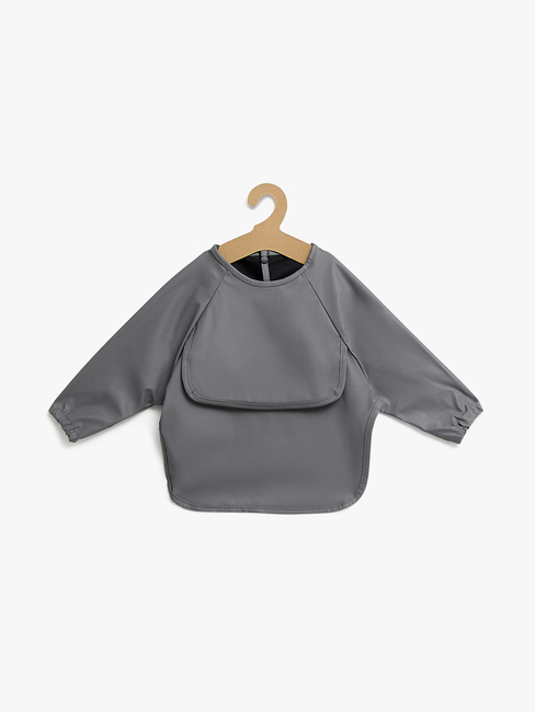 Beemoo CARE Bib  Langermet Smekke, Dark Grey