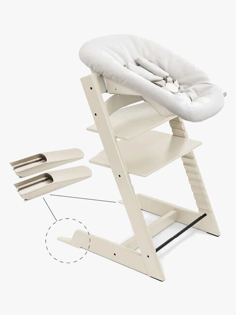 Stokke Tripp Trapp Matstol Bundle inkl. Newborn Set, Vanilla White
