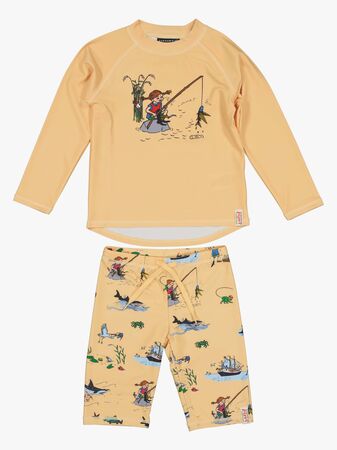 Geggamoja UV-Sett Pippi Langstrømpe, Gul