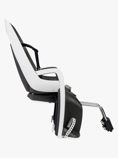 Hamax CARESS Sykkelsete med Låsbart Rammefeste, White/Black