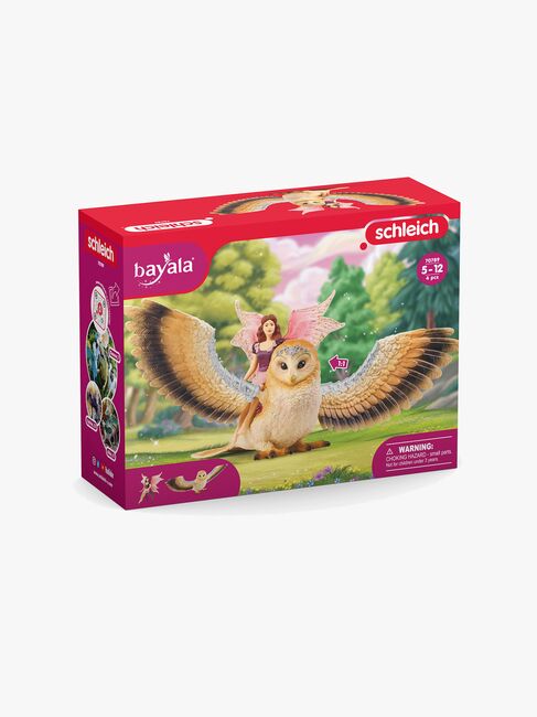 Schleich 70789 Ugle Fairy in Flight on Glam Owl