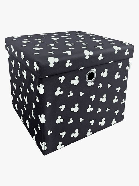 Disney Mikke Mus Puff med Oppbevaring, Grå