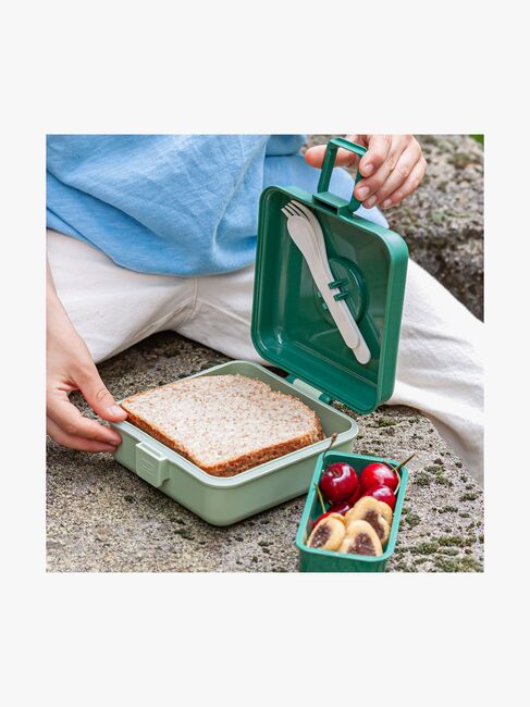 Monbento Snacky Bento Matboks, Green Forest