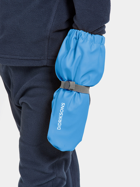 Didriksons Pileglove Fôrede Regnvotter, Sharp Blue