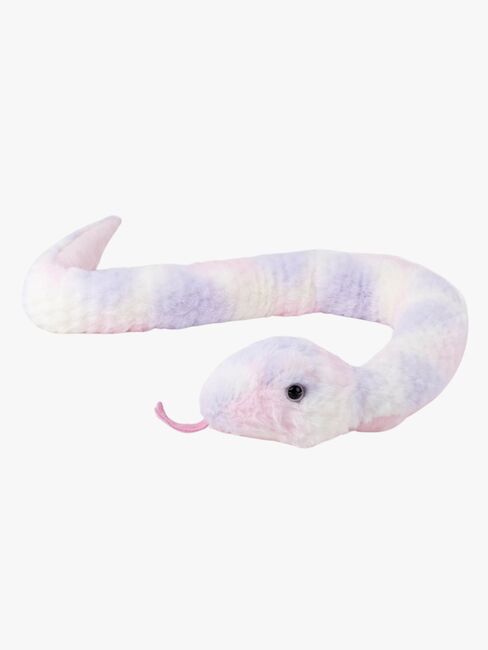 Teddykompaniet Kosedyr Slange 120 cm, Rosa