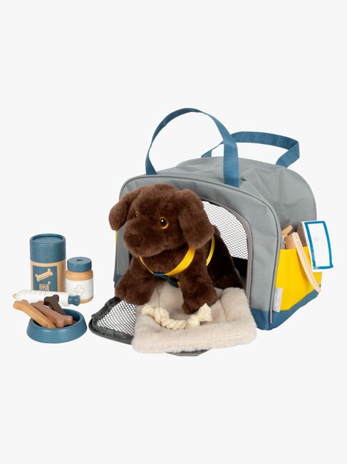 Small Foot Hund med Veske og Pleiesett