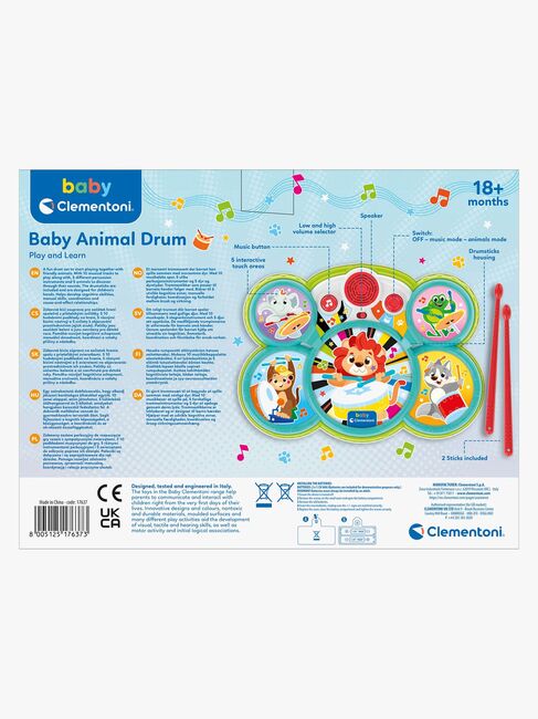 Clementoni Lekeinstrument Tromme