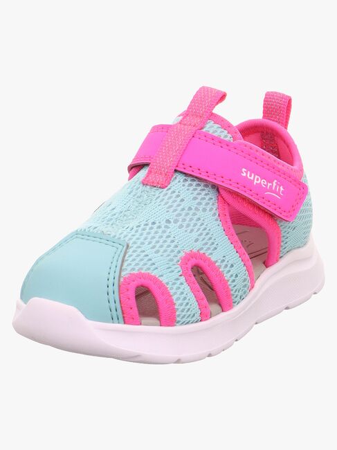 Superfit Wave Sandaler, Light Green/Pink