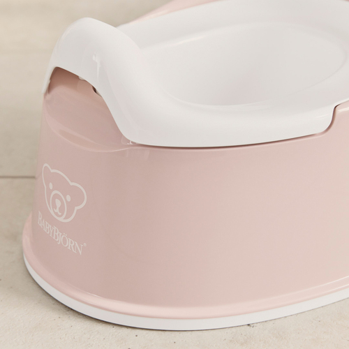 BabyBjörn Smart Potte, Powder Pink/White