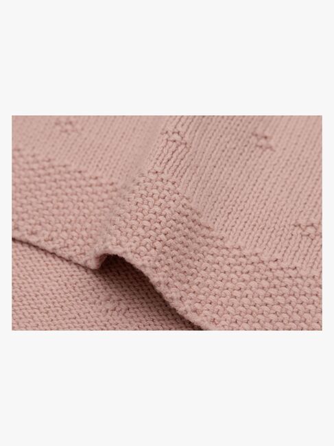 Jollein Strikket Teppe Cozy, Wild Rose