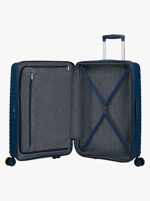 American Tourister Diablast Spinner Koffert 81-91L, Darkwave Blue