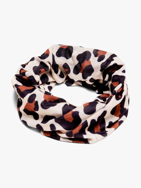 Nordbjørn Bjørli Hals 2-Pack, Black/Leopardy Rustic Sandshell