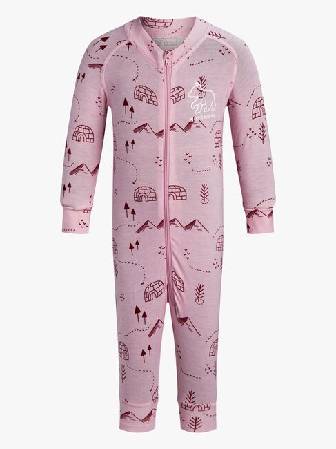 Nordbjørn Moritz Undertøysdress Bamboo, Pink Iceberg