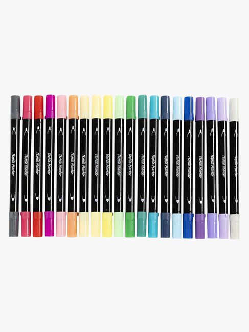 Creativ Company Tekstiltusjer Komplementfarger 20 Stk