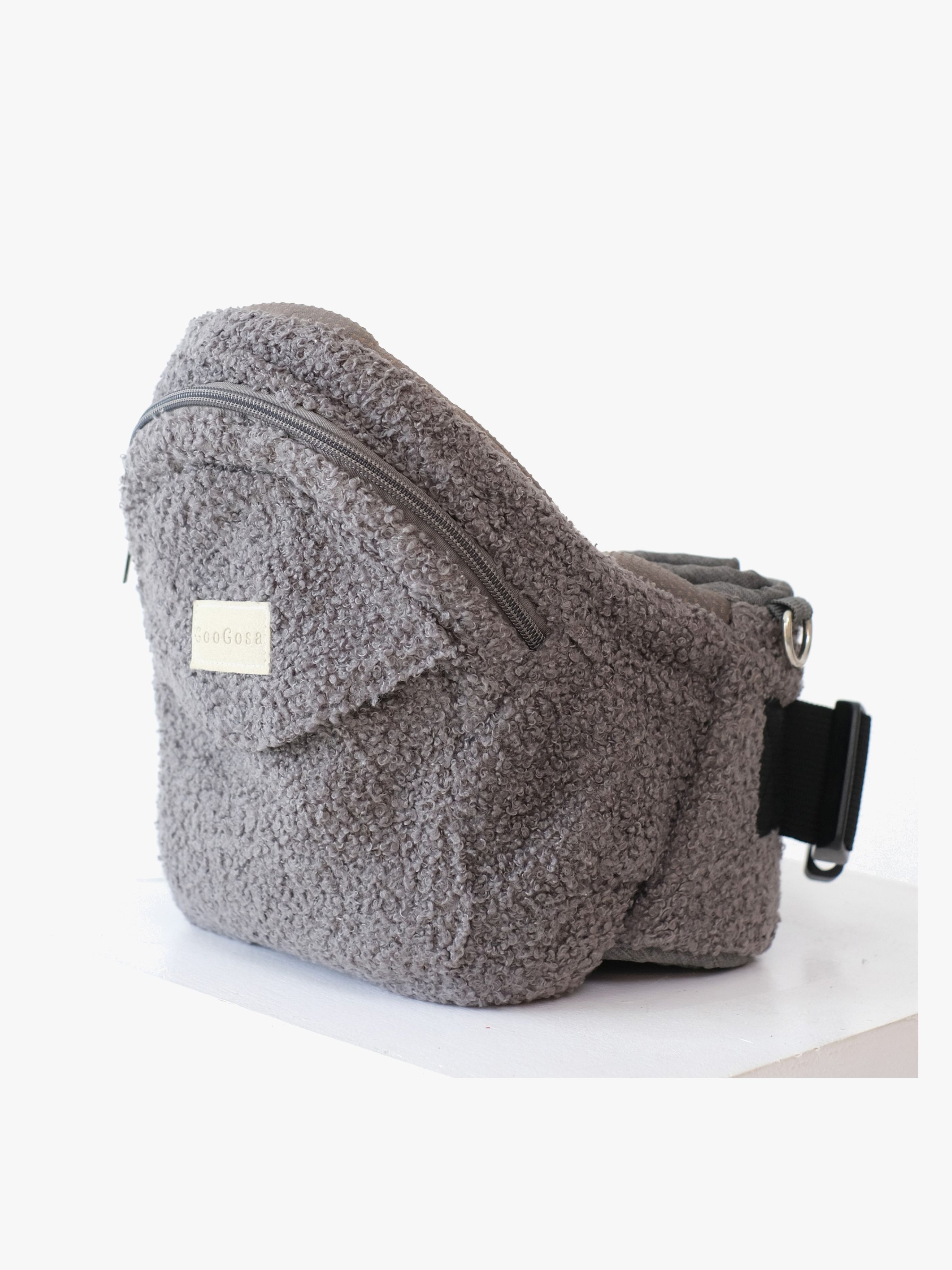 GooGosa Hoftesete Teddy, Grå - Hoftebærere - Polyester
