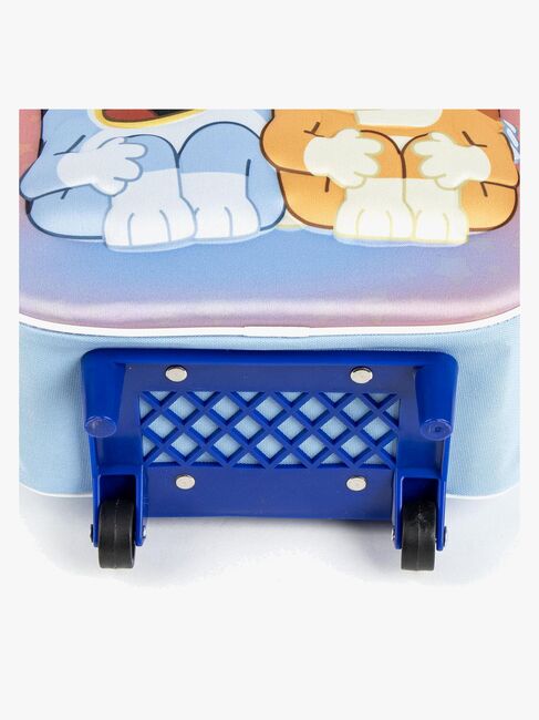 Bluey 3D Trillekoffert, Rosa/blå