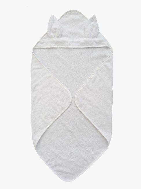 Summerville Organic Badecape Rabbit, Hvit