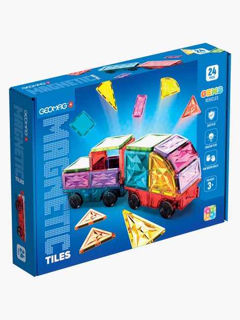 Geomag  Magnetisk Byggesett Kjøretøy 24 Deler
