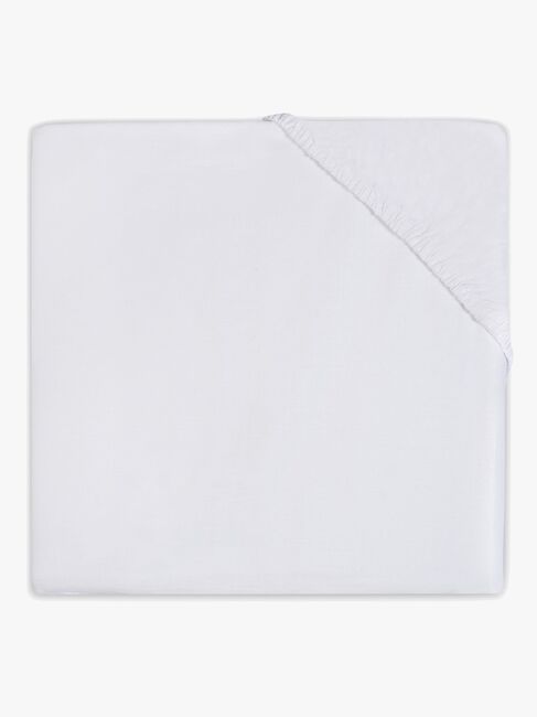 Jollein Stretchlaken Bomull 60x120cm, Hvit