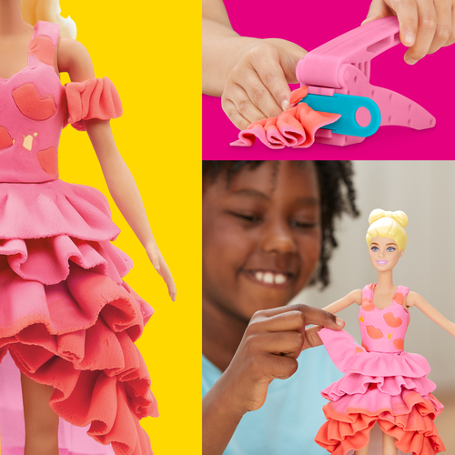 Play-Doh Barbie Modelleire med Dukke Designer-motevisning