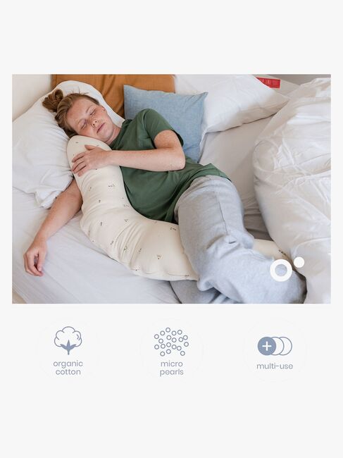Doomoo  Amme- & Gravidpute 2-i-1, Quilt Creme Blomma