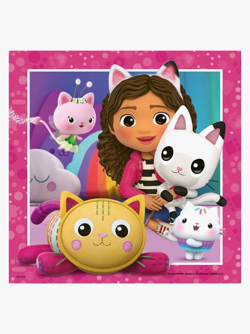 Ravensburger Puslespill Gabby's Dollhouse 3 x 49 Brikker