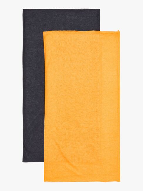 Nordbjørn Bjørli Hals 2-Pack, Black/Banana