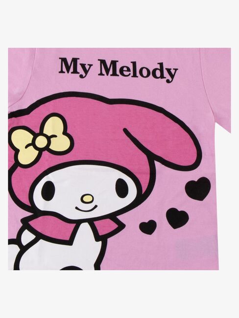 Hello Kitty My Melody T-skjorte, Rosa