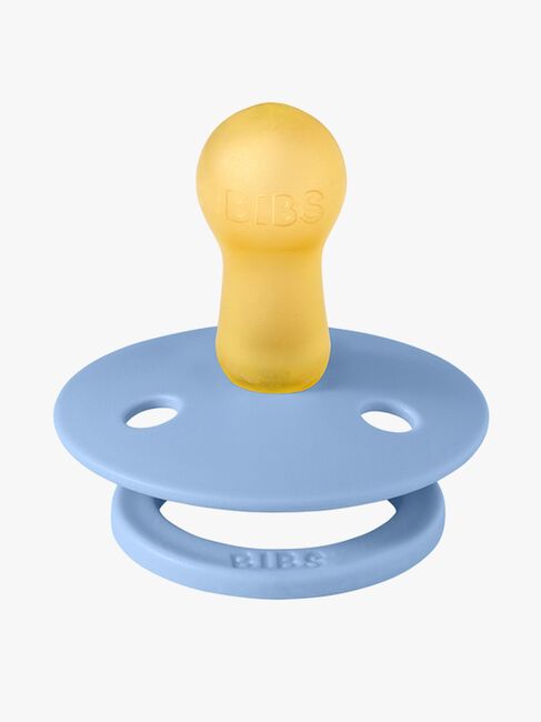 BIBS Smokk Colour 2-pack Lateks Størrelse 2, Sky Blue/Steel Blue