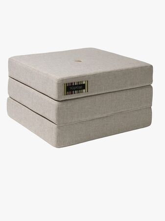 KlipKlap 3-Fold Enkelmadrass, Beige
