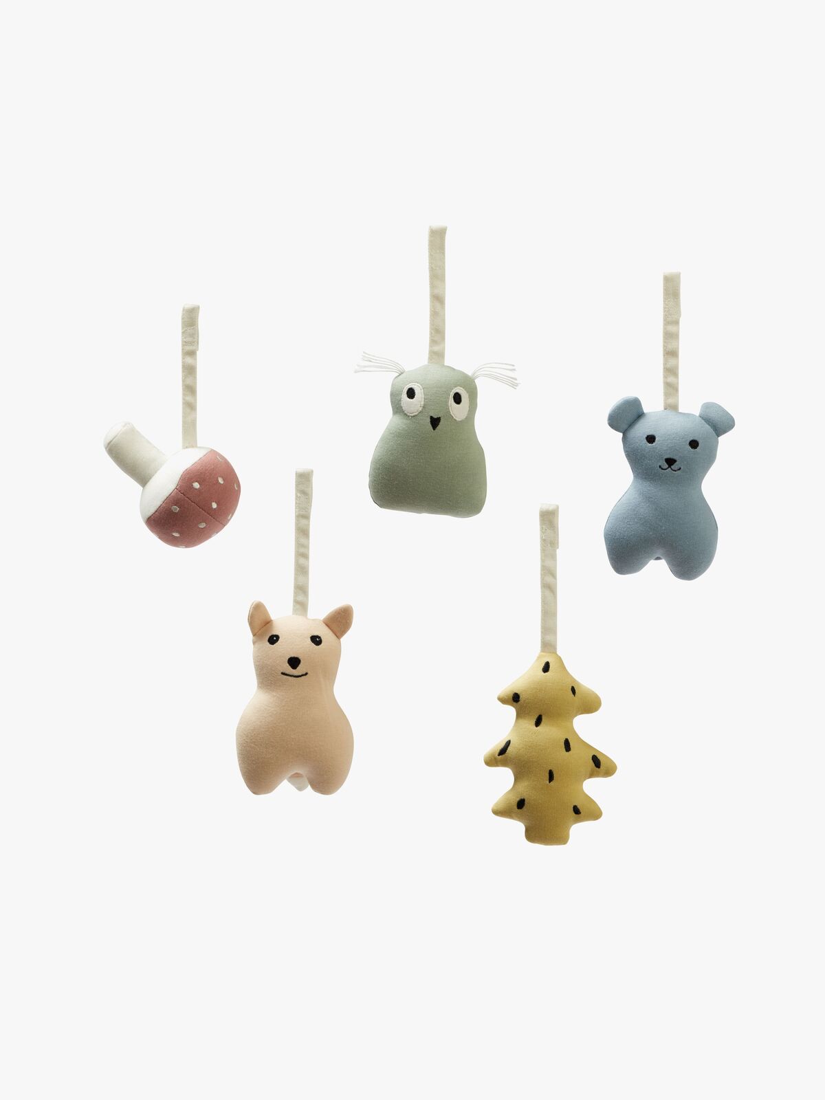 Kids Concept EDVIN Babygymfigurer Skog, Multi