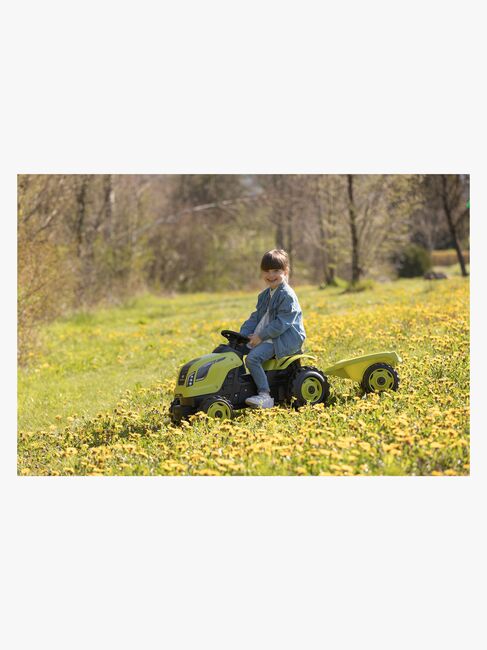 Smoby  Farmer Traktor XL + Tilhenger, Grønn