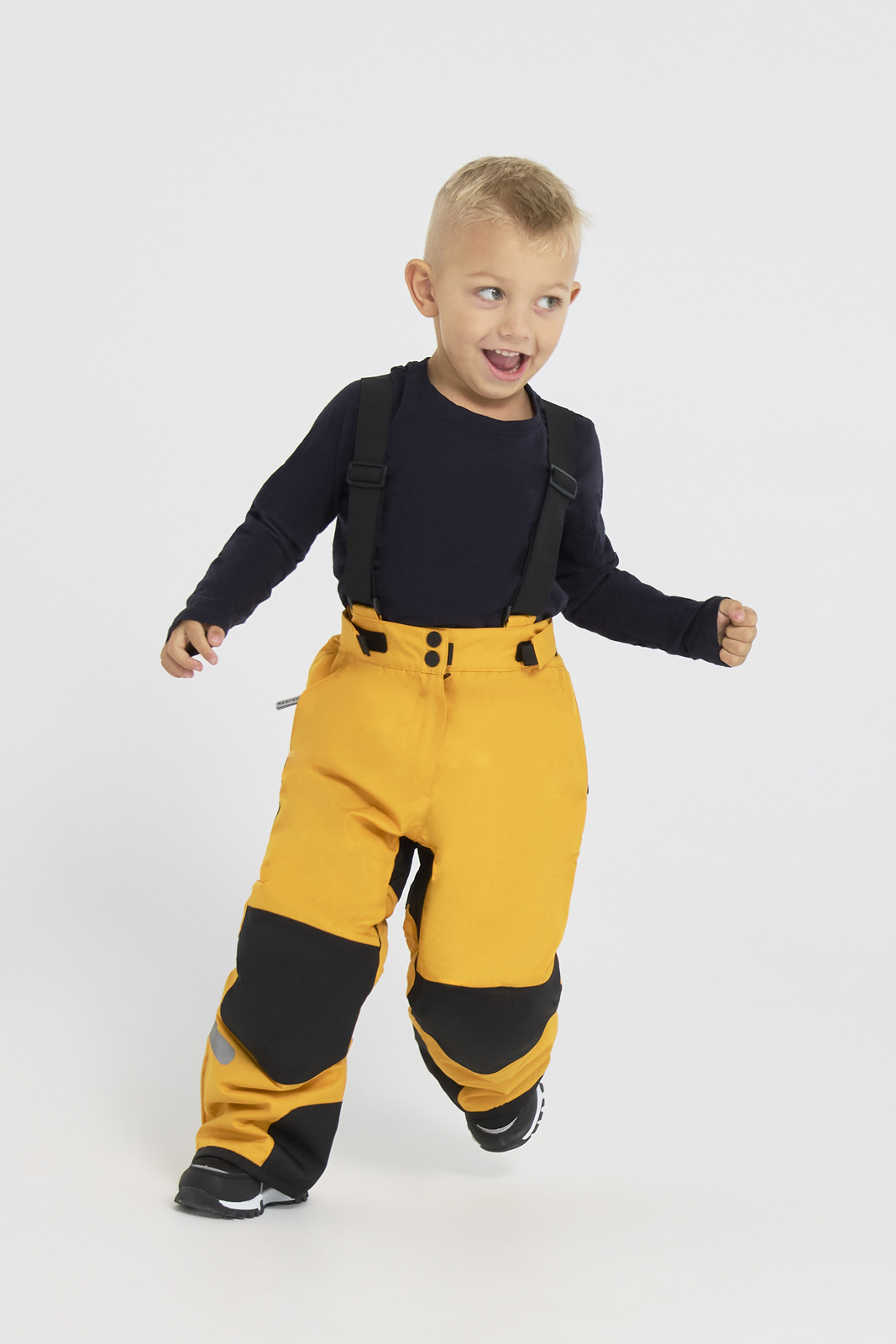 Nordbjørn Snowfall Skibukser, Sunflower/Solid Black