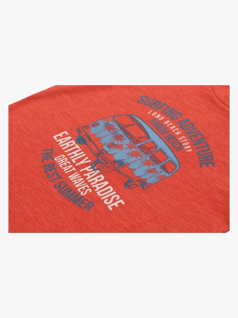 Luca & Lola Riccione T-Shirt 2-pack, Red/Grey Melange