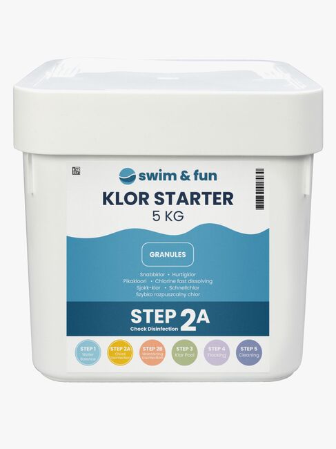 Swim & Fun Starter Hurtigklorgranulat 5 kg
