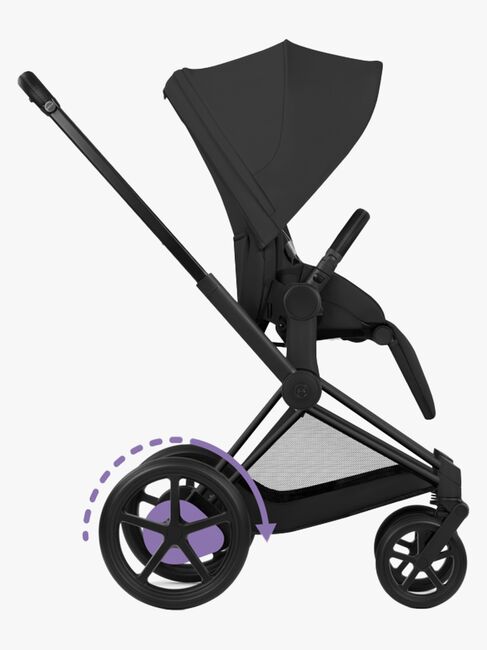 Cybex ePriam Duovogn, Matt Black/Sepia Black