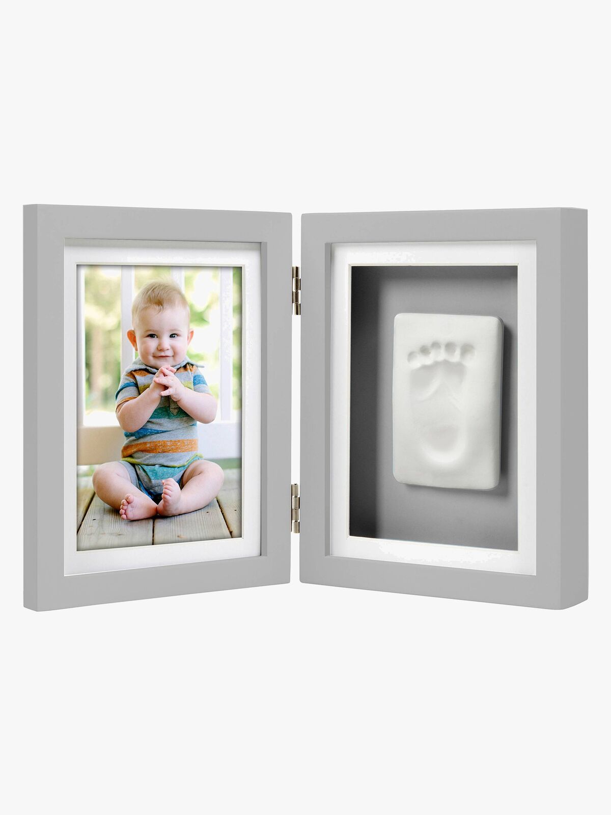 Pearhead Babyprints Fotoramme, Grå