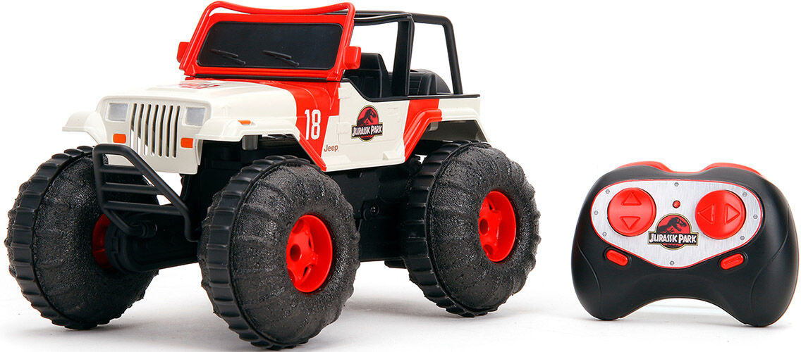 Jada Toys Jeep Wrangler Radiostyrt Bil Jurassic Park