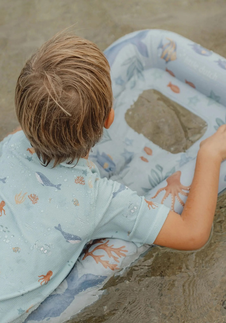 Little Dutch Flytemadrass Ocean World, Blue