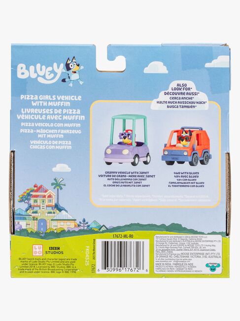 Bluey Figur med Kjøretøy Muffin