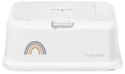 Funkybox Oppbevaringsboks Våtserviett Rainbow