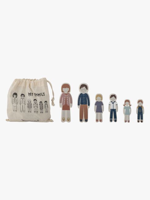 Bloomingville MINI Trefigurer Familien Wilton 6 Stk