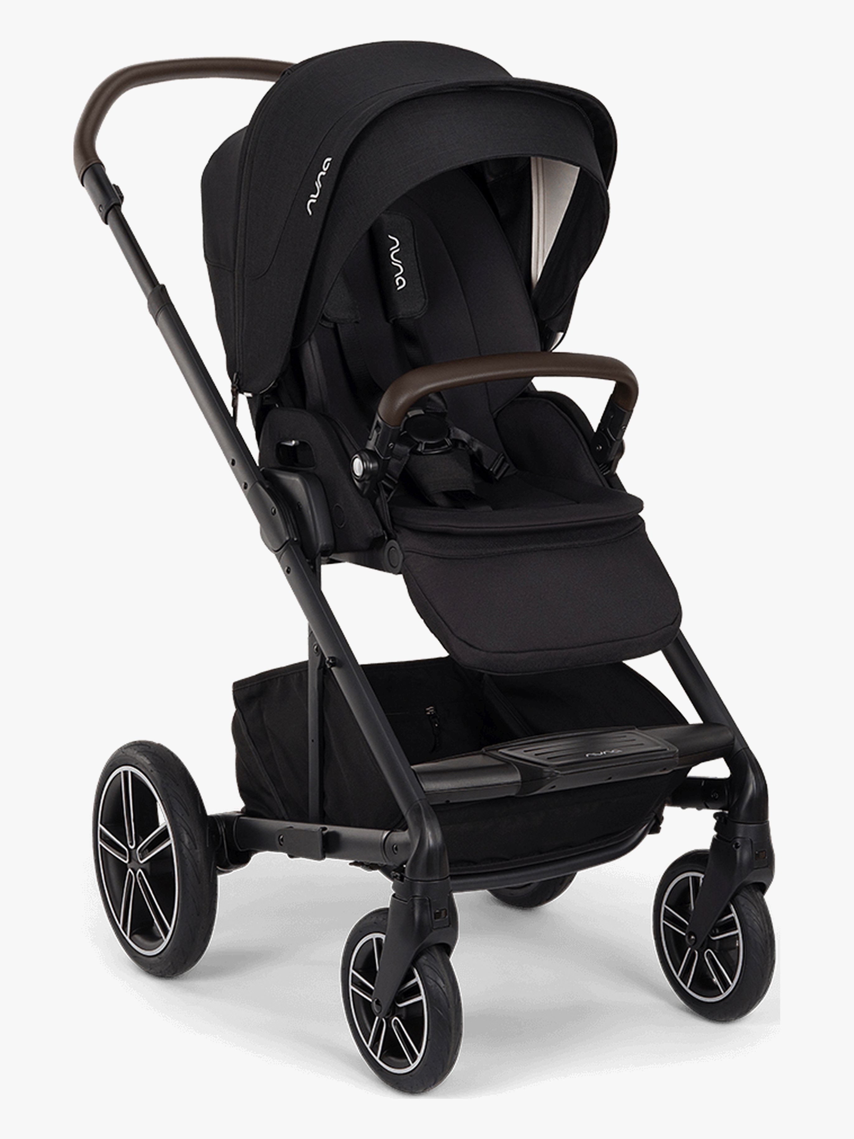 Nuna MIXX NEXT Sportsvogn, Caviar Leather - Vendbar Sittedel