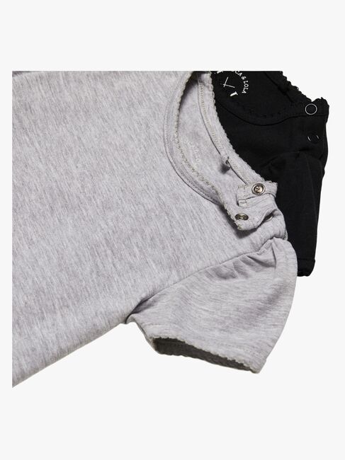 Luca & Lola Emily Topp 2-pack, Grey Melange/Anthracite