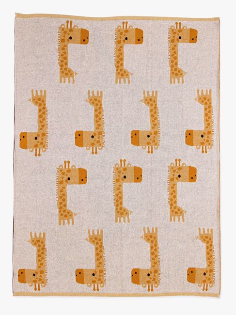Bizzi Growin Strikketeppe Aio Baby, Gilbert Giraffe