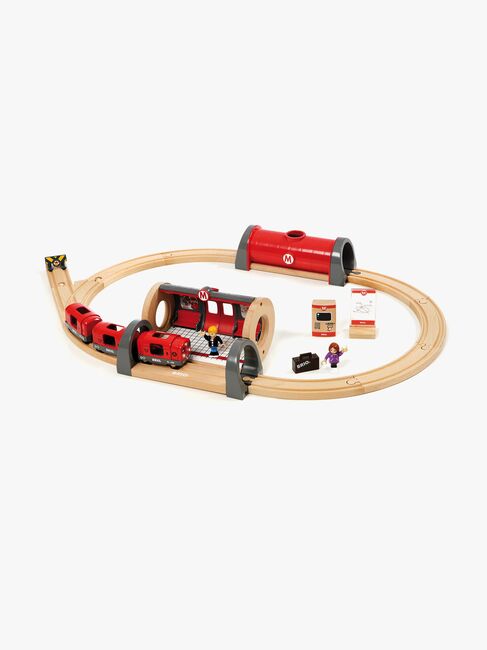 BRIO World 33513 Togbane Undergrunnssett