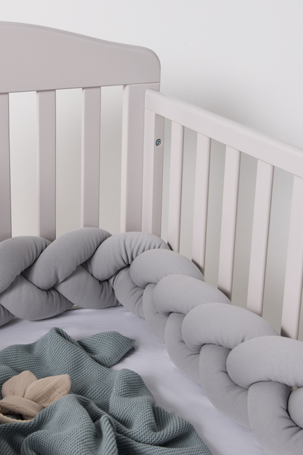 Alice & Fox ALEAH Flettet Sengekant 200cm, Light Grey